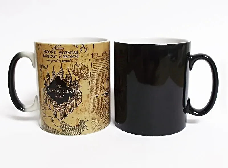 Light magic marauders map 11oz Color Changing Mug Sensitive Ceramic coffee Tea Mugs Cup best gift for friends