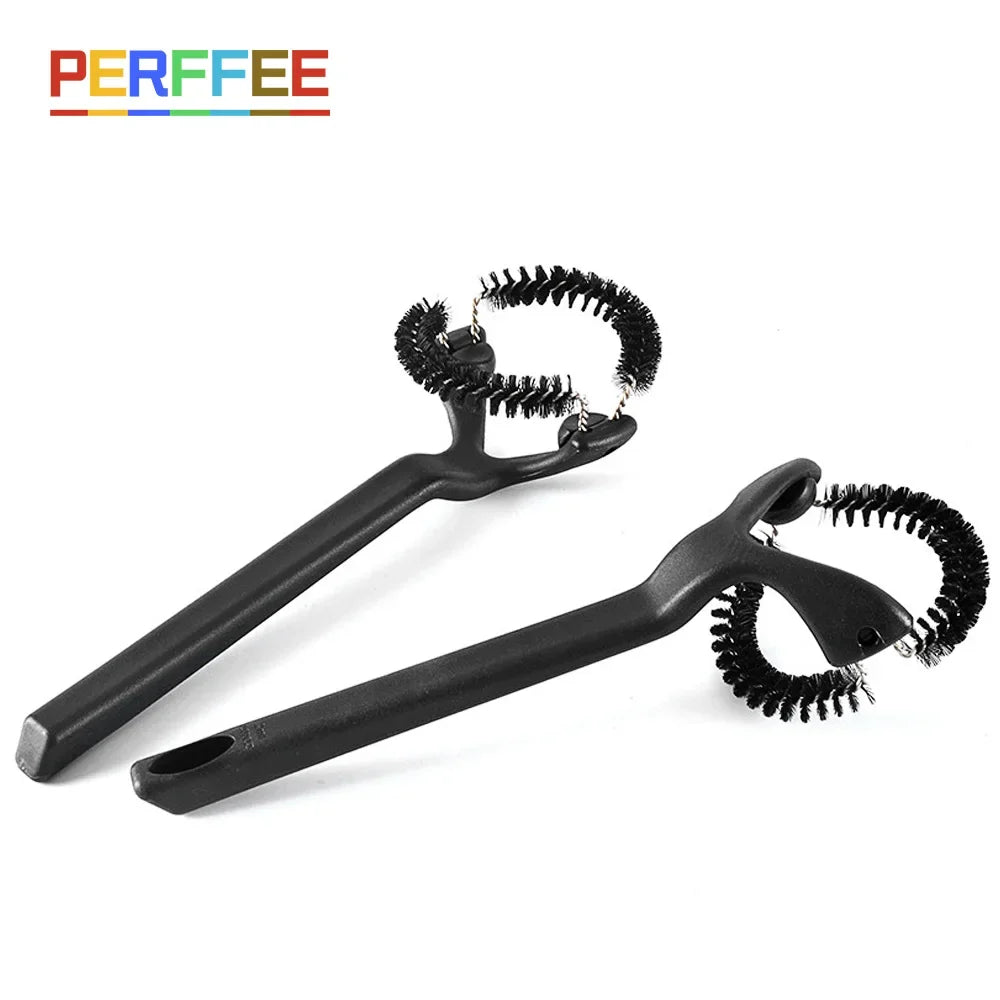 Coffee Cleaning Brush 51/58mm Espresso Machine Replaceable Head Coffee Maker Cafe Grinder Cleaner Brewing Head Cleaning Tool